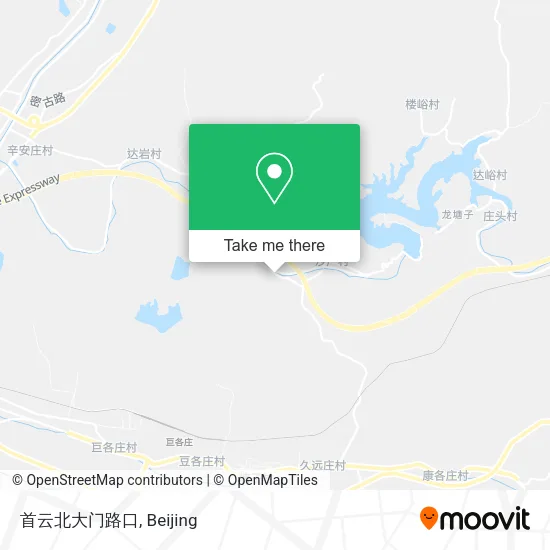 首云北大门路口 map