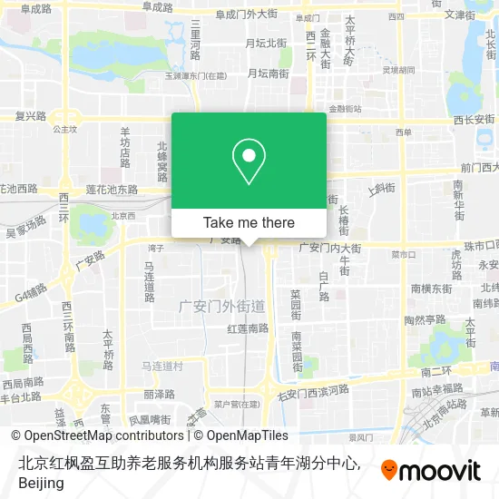 北京红枫盈互助养老服务机构服务站青年湖分中心 map