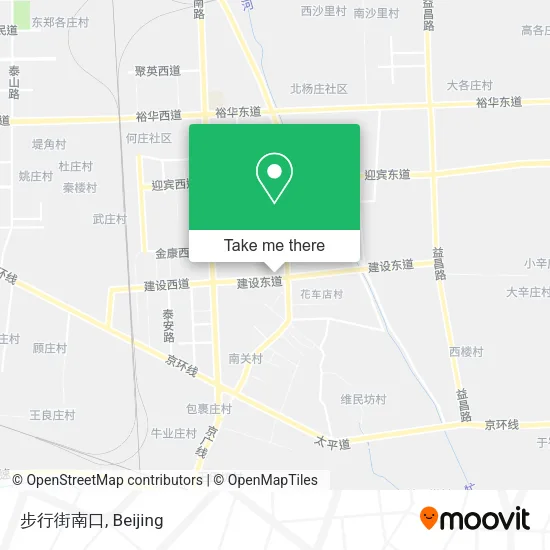 步行街南口 map