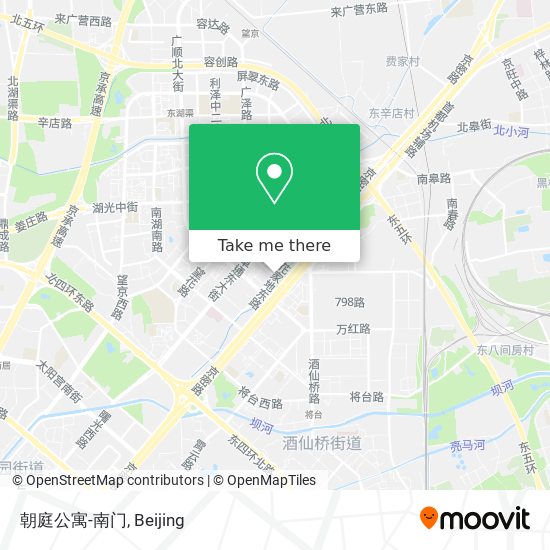朝庭公寓-南门 map