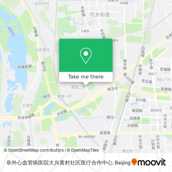 阜外心血管病医院大兴黄村社区医疗合作中心 map