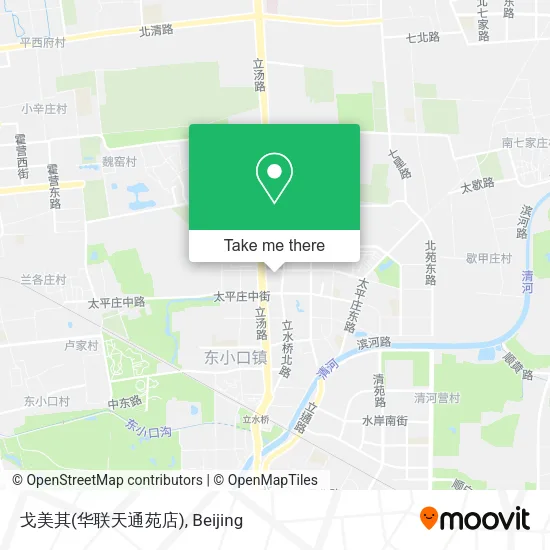 戈美其(华联天通苑店) map