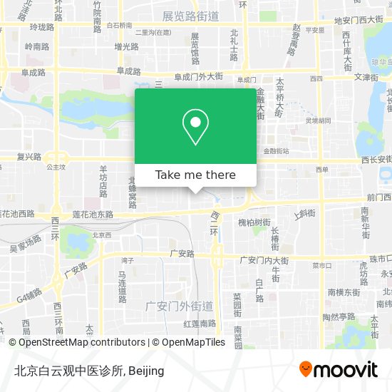 北京白云观中医诊所 map