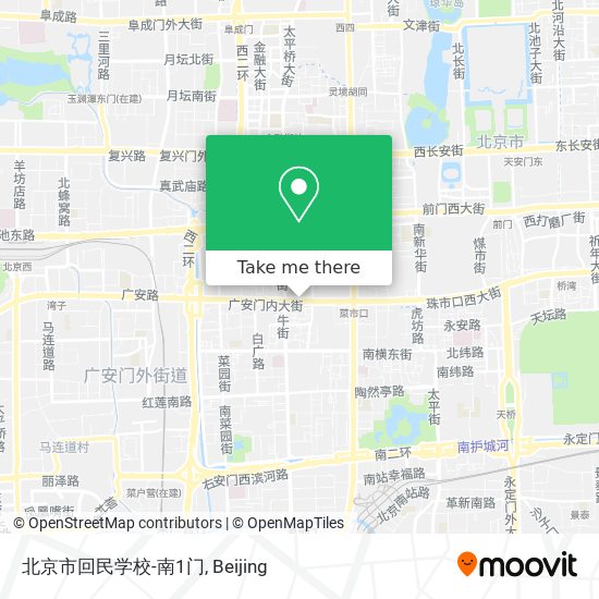 北京市回民学校-南1门 map