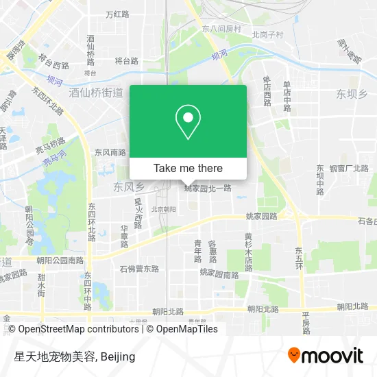 星天地宠物美容 map