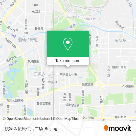 姚家园便民生活广场 map