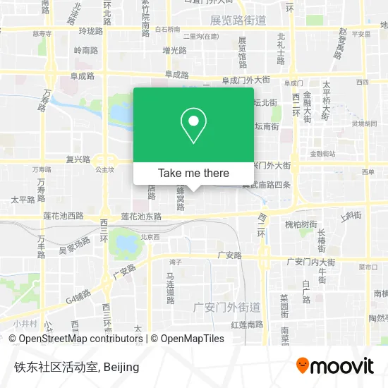 铁东社区活动室 map