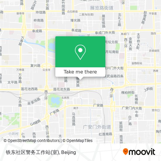 铁东社区警务工作站(室) map