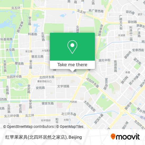 红苹果家具(北四环居然之家店) map