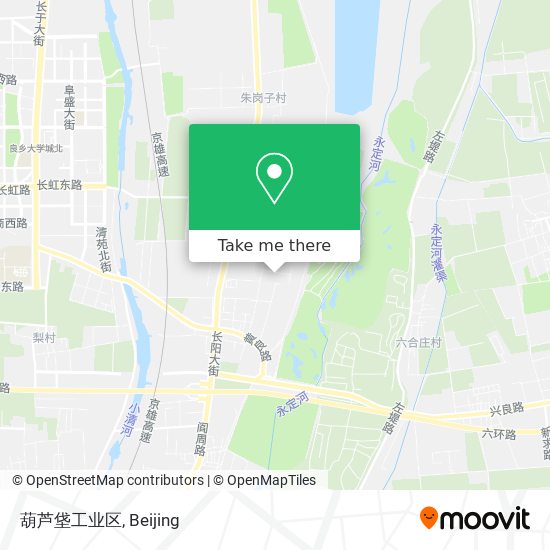 葫芦垡工业区 map