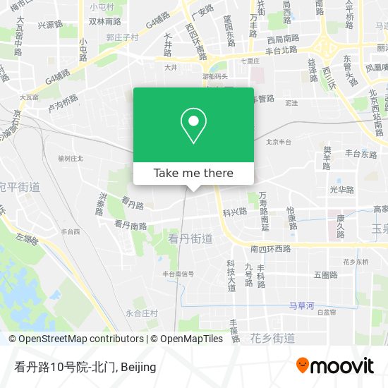看丹路10号院-北门 map