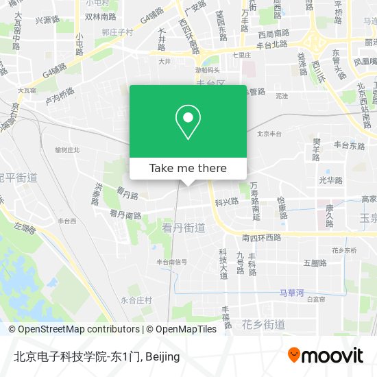 北京电子科技学院-东1门 map