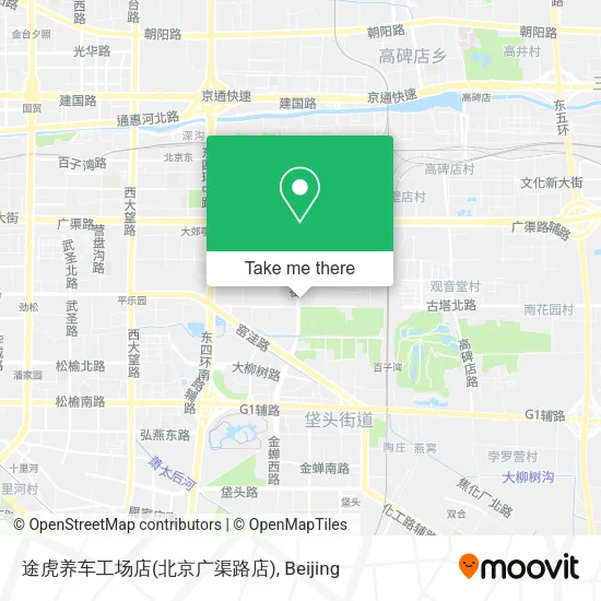 途虎养车工场店(北京广渠路店) map