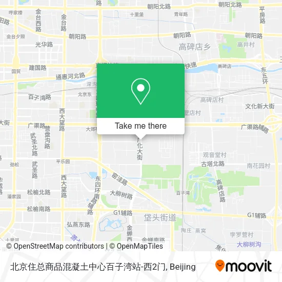 北京住总商品混凝土中心百子湾站-西2门 map