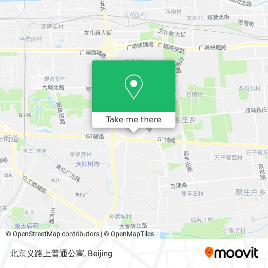 北京义路上普通公寓 map