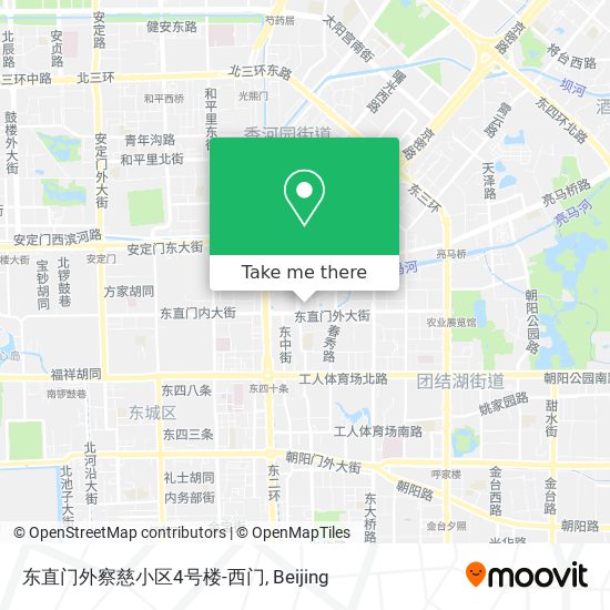 东直门外察慈小区4号楼-西门 map