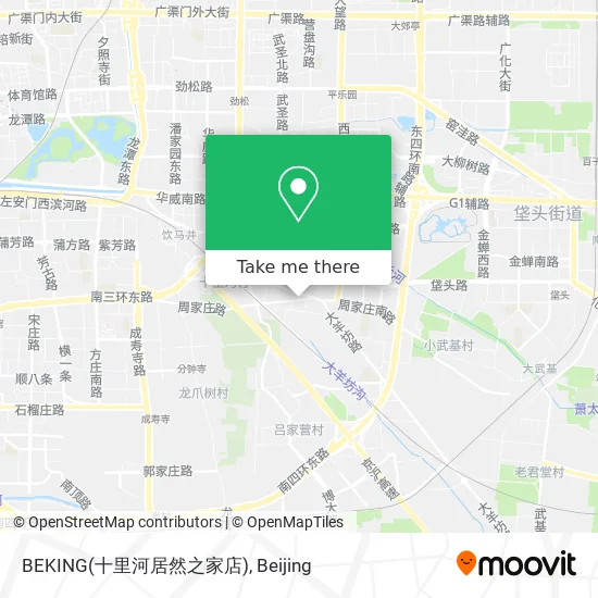 BEKING(十里河居然之家店) map