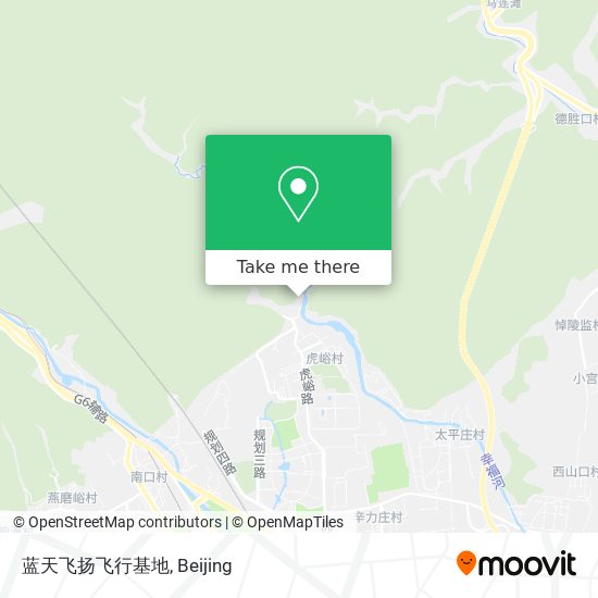 蓝天飞扬飞行基地 map