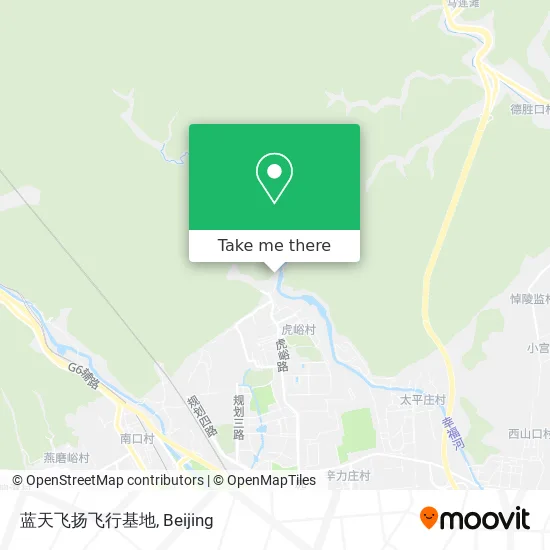 蓝天飞扬飞行基地 map