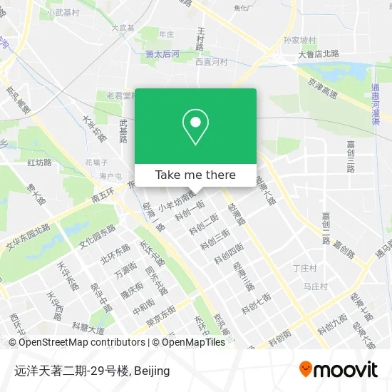 远洋天著二期-29号楼 map