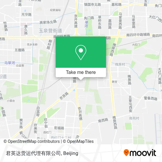 君英达货运代理有限公司 map