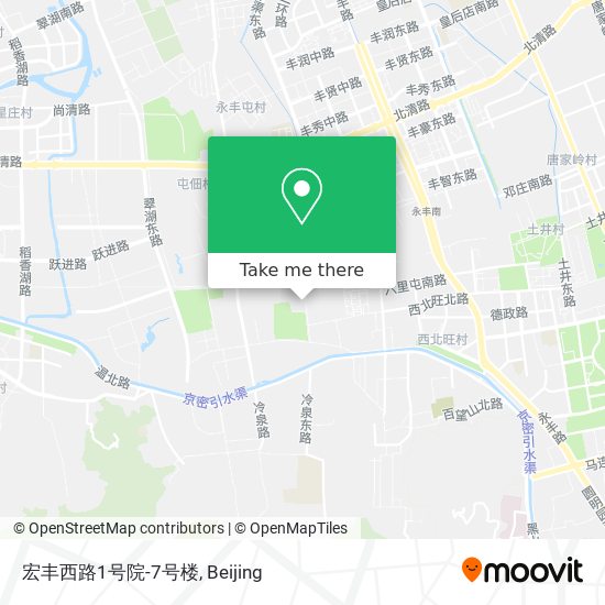 宏丰西路1号院-7号楼 map