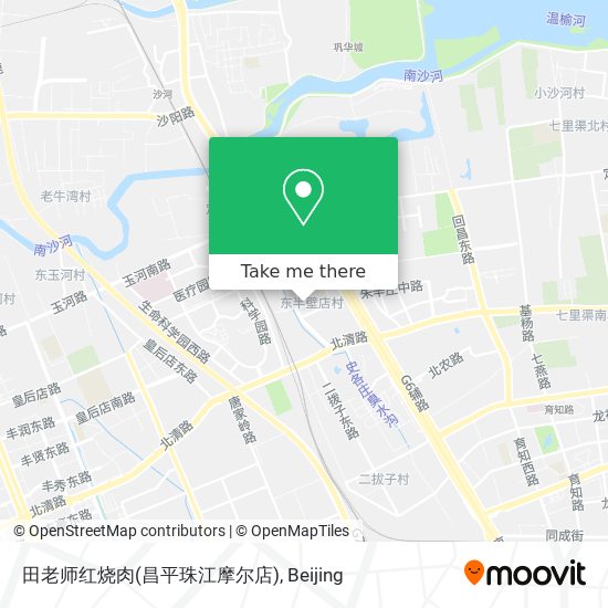 田老师红烧肉(昌平珠江摩尔店) map