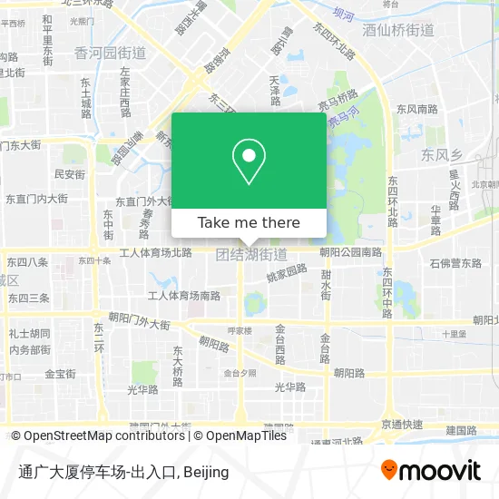 通广大厦停车场-出入口 map