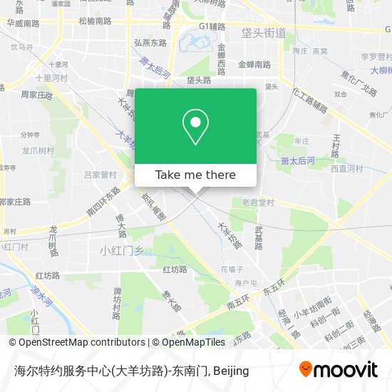 海尔特约服务中心(大羊坊路)-东南门 map