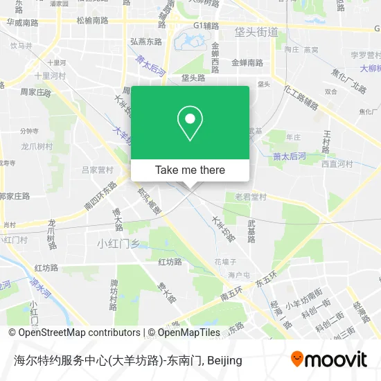 海尔特约服务中心(大羊坊路)-东南门 map