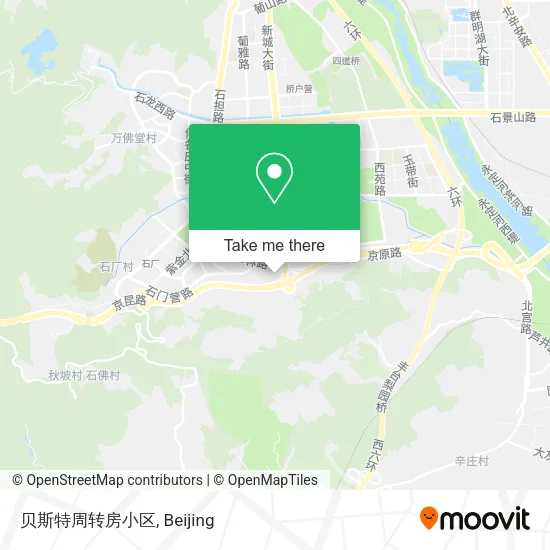 贝斯特周转房小区 map