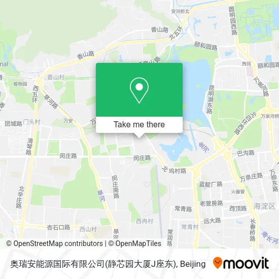 奥瑞安能源国际有限公司(静芯园大厦J座东) map