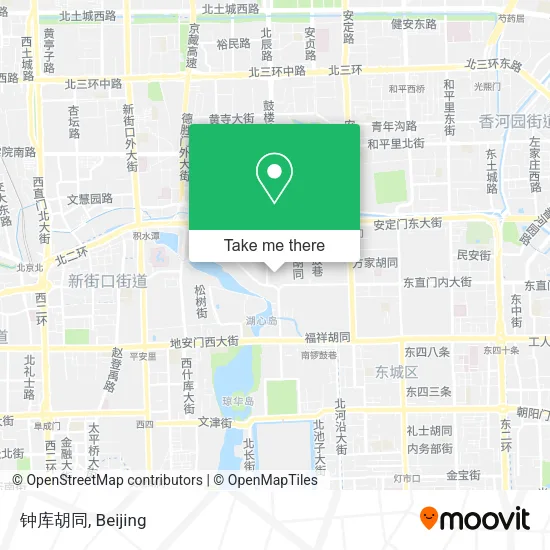 钟库胡同 map
