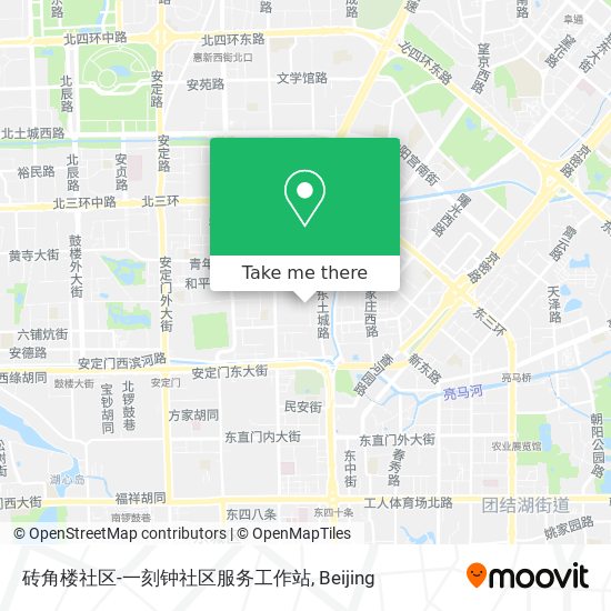 砖角楼社区-一刻钟社区服务工作站 map