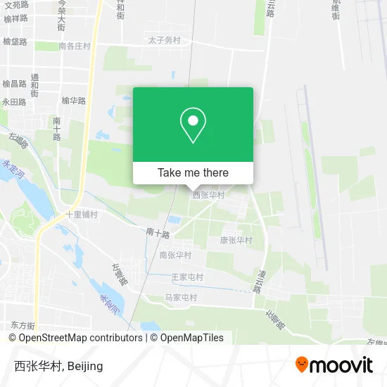 西张华村 map