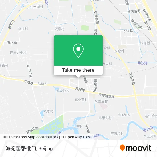 海淀嘉郡-北门 map