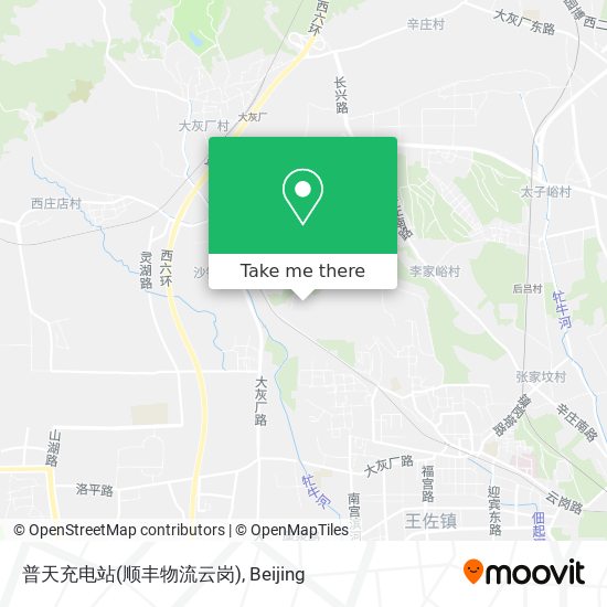 普天充电站(顺丰物流云岗) map