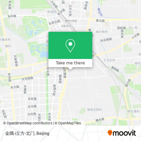 金隅·i立方-北门 map