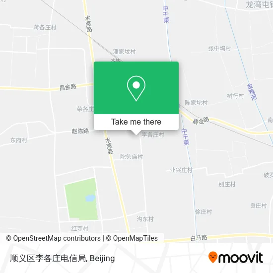 顺义区李各庄电信局 map