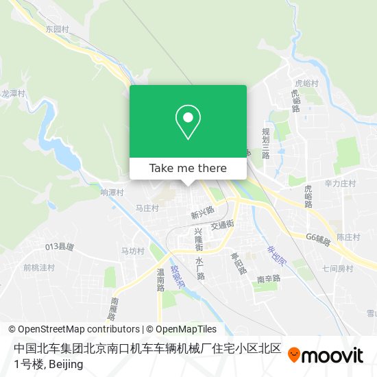 中国北车集团北京南口机车车辆机械厂住宅小区北区1号楼 map