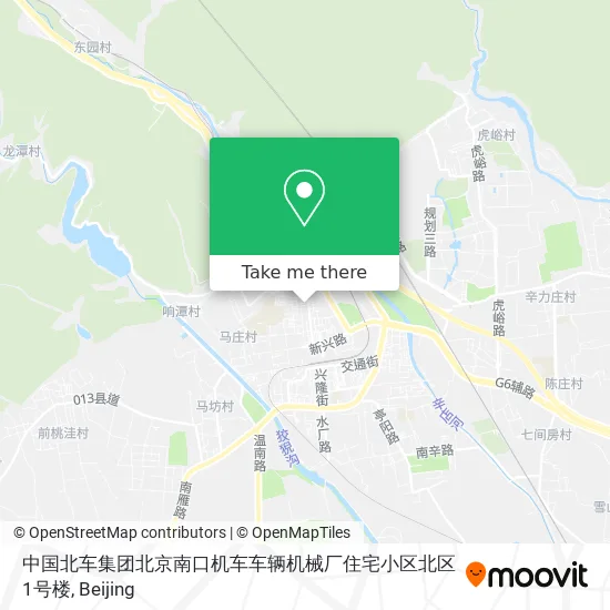 中国北车集团北京南口机车车辆机械厂住宅小区北区1号楼 map