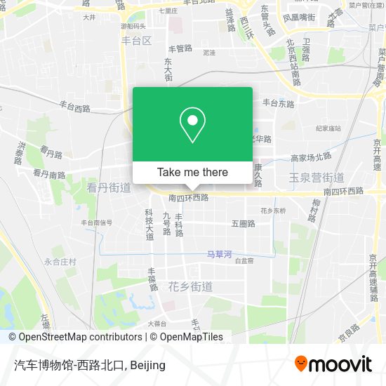 汽车博物馆-西路北口 map
