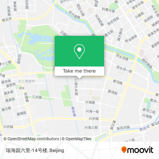 瑞海园六里-14号楼 map