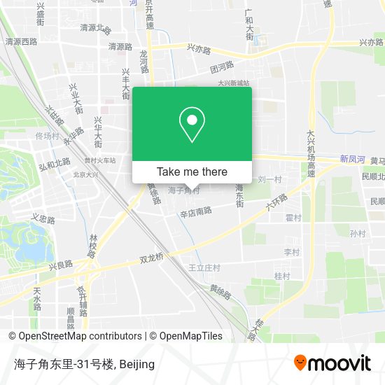 海子角东里-31号楼 map