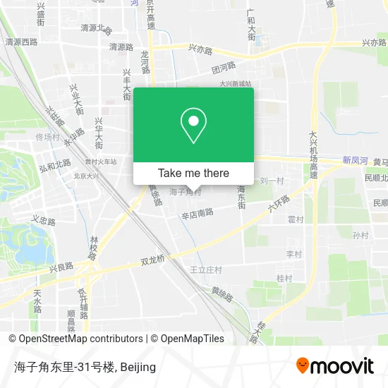 海子角东里-31号楼 map