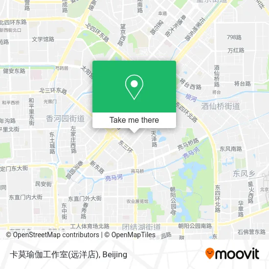 卡莫瑜伽工作室(远洋店) map