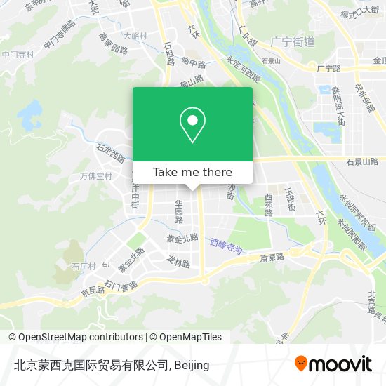 北京蒙西克国际贸易有限公司 map