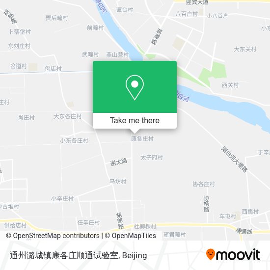 通州潞城镇康各庄顺通试验室 map