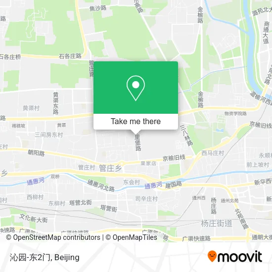 沁园-东2门 map