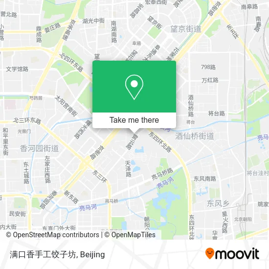 满口香手工饺子坊 map